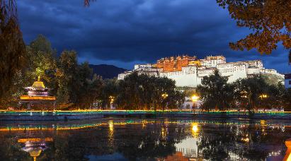 景點：拉薩夜景